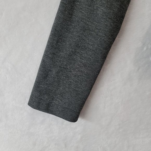 Hem & Thread Women's Asymmetrical Full Zip Riding Jacket Grey Size Medium - Picture 7 of 16